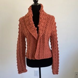 Rust Sweater Jacket